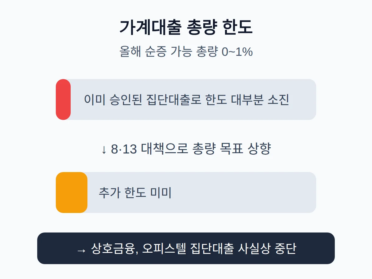 오피스텔 집단대출은 왜 막혀 있나 — 총량 0~1%