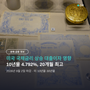 미국 국채금리 상승 대출이자 영향, 10년물 4.79%가 내 대출을 흔드는 경로