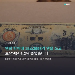 일본 외환보유액 795억 달러 급감, 엔화 개입에 미 국채까지 팔았나