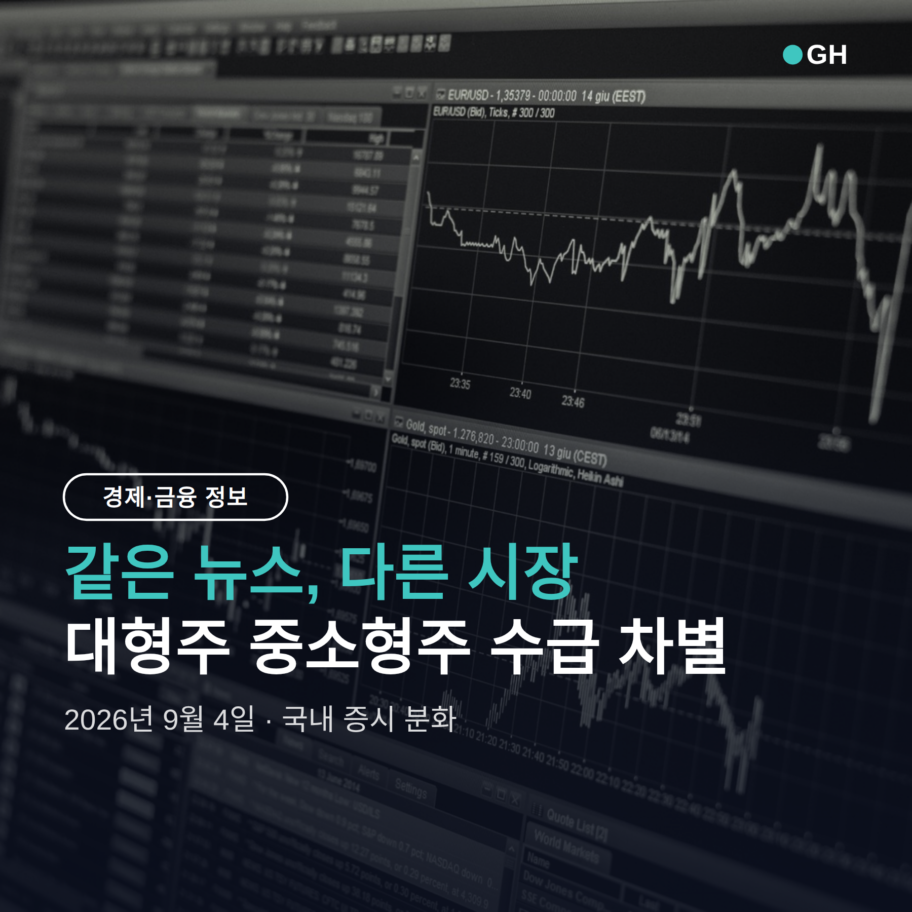 대형주 중소형주 수급 차별, 같은 뉴스 다른 시장인 이유