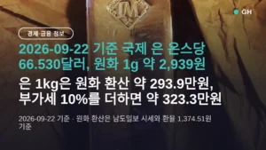 은 투자 방법 총정리 — 은 시세 1g 2939원? 1kg·1돈 원화 환산