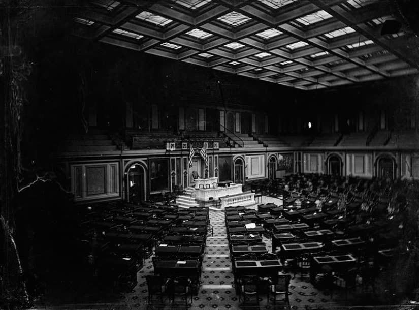 United States Capitol Building Interior 1860 — 트럼프 배당금, 의회 승인 없이 지급되나요
