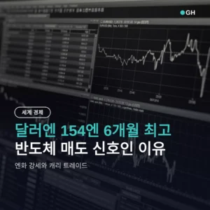 엔화 강세 캐리 트레이드 신호 켜졌다, 반도체주로 닿는 순서